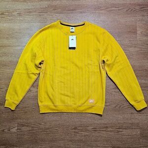Nike SB Skate Crew Sweatshirt Unisex Men's S Yellow Pullover Fleece DH2636-743